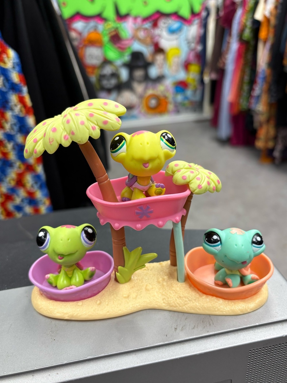 Littlest Pet Shop LPS Turtle Triplets Vintage